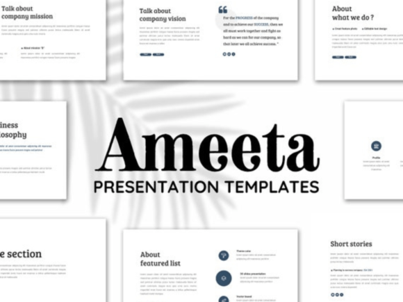 Ameeta Canva Presentation Template: Elevate Your Projects