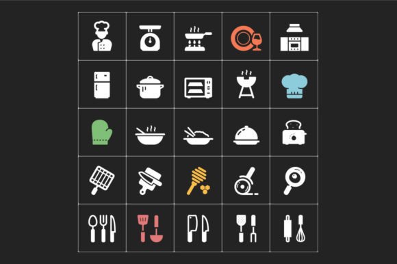 Beyond the Knife and Fork: Modern Uses for Kitchen Icon Sets
