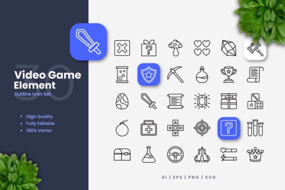 Integrating Videogame Element Icons into Your Creative and Professional Workflow