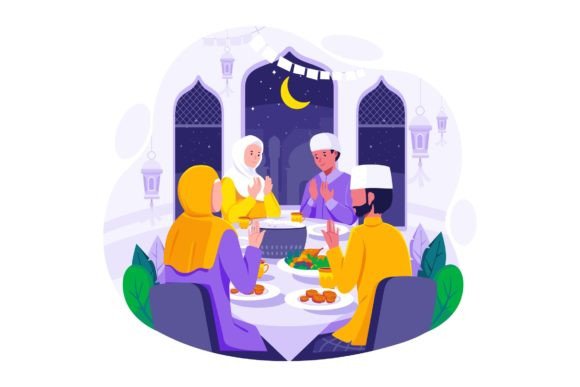 Ramadan Illustrations for Family & Faith
