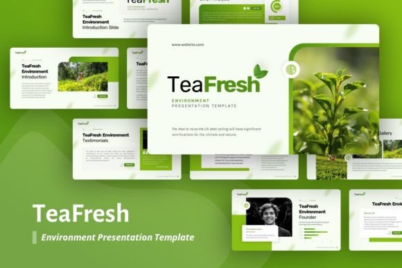 TeaFresh Environment Presentation: A Flexible Template for Modern Professionals
