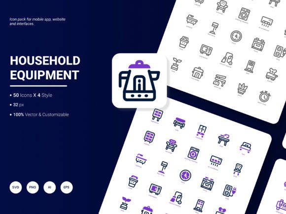 The Essential Guide to Household Equipment Icon Packs for Modern Design