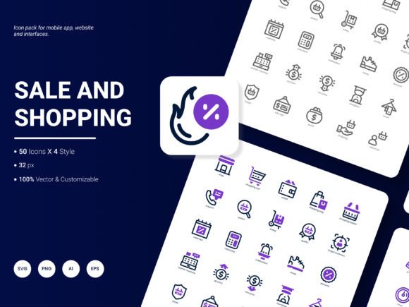 The Sale and Shopping Icon Pack: A Modern Toolkit for Visual Communication