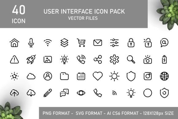 The Strategic Advantage of a User Interface Icon Set in Dashed Line