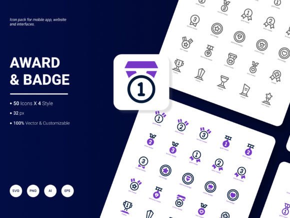 The Strategic Value of a Modern Award and Badge Icon Pack