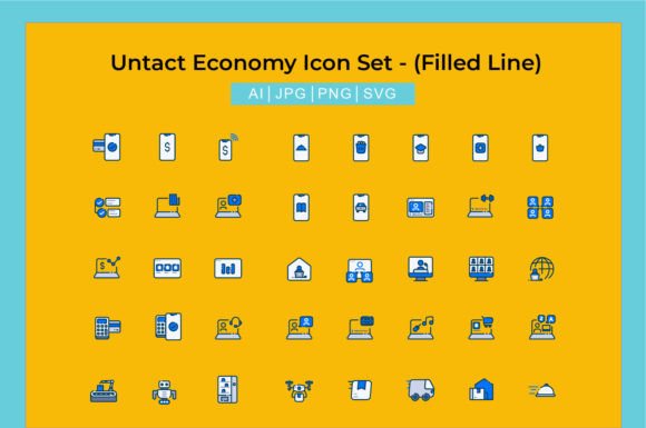 The Untact Economy Icon Set: A Designer’s Toolkit for Modern Digital Communication